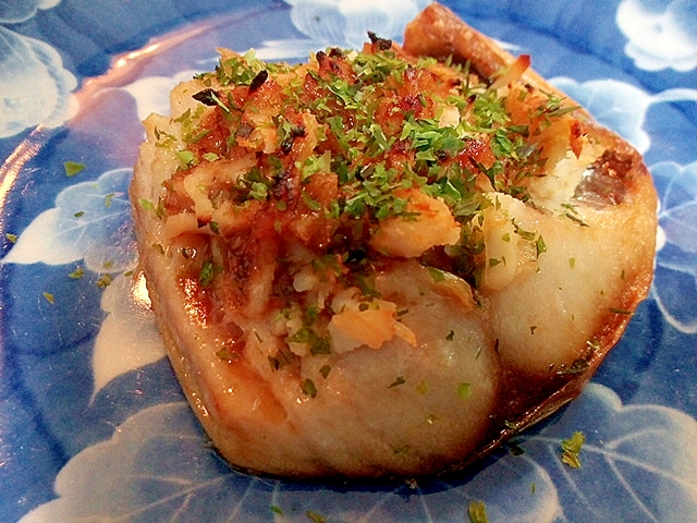 サラダチキンと青のりの塩サバ