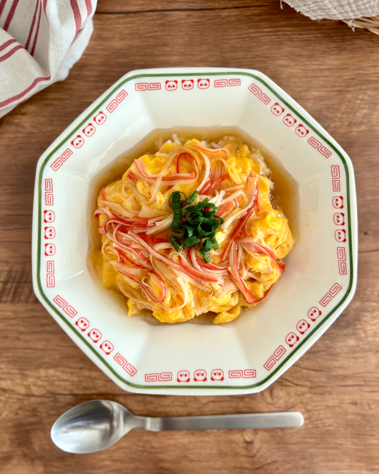 カニカマの天津飯