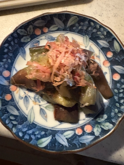 レンチンレシピ！　簡単翡翠茄子風