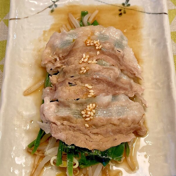 超時短 豚ばら肉ともやしとにらのレンジ蒸し レシピ 作り方 By かんなかんかん 楽天レシピ 超時短 豚ばら肉ともやしとにらのレンジ蒸し レシピ 作り方 By かんなかんかん 楽天レシピ