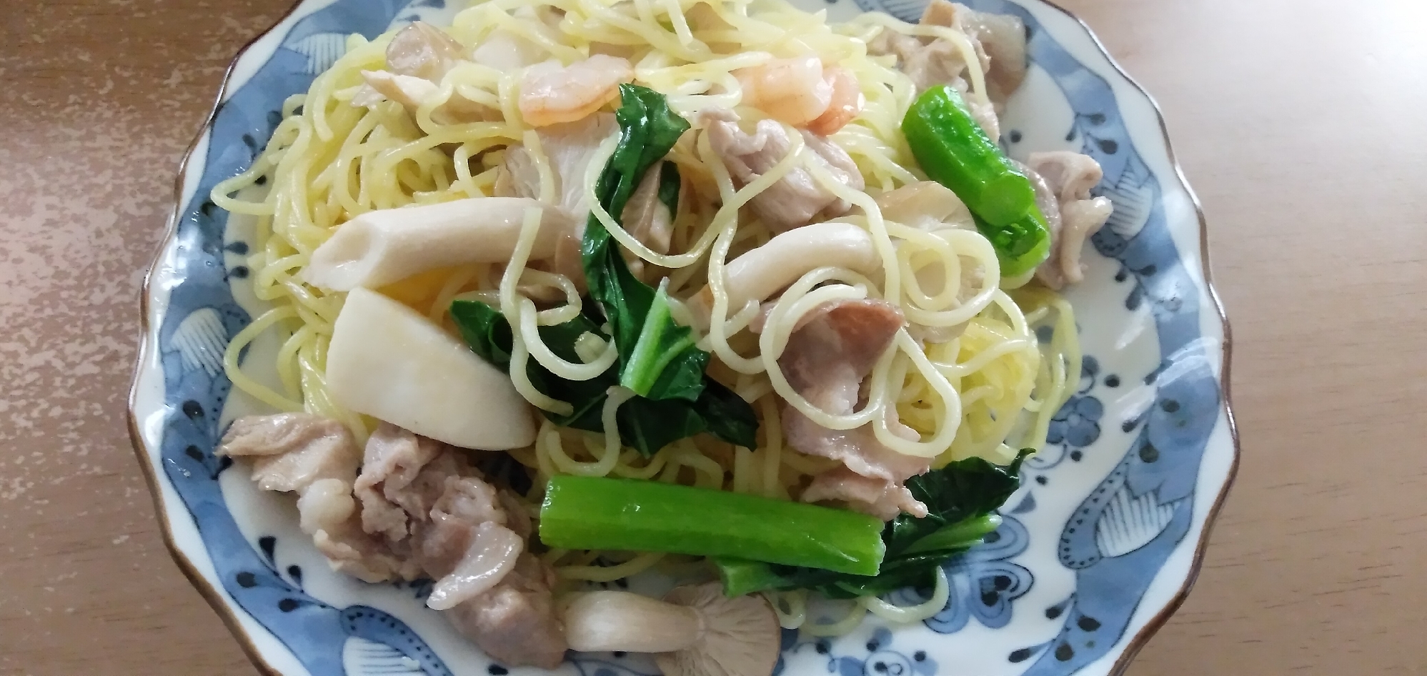 アサリのダシダで海鮮焼きそば