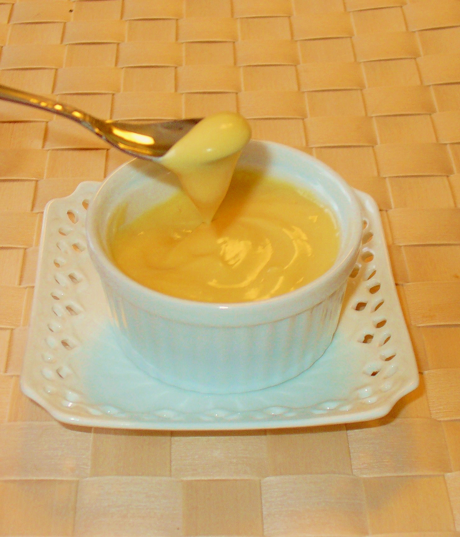 卵黄1個☆レンジで簡単♪本格カスタード