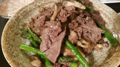 簡単すぎ☻豚肉アスパラ炒め（鶏肉、牛肉もOK）