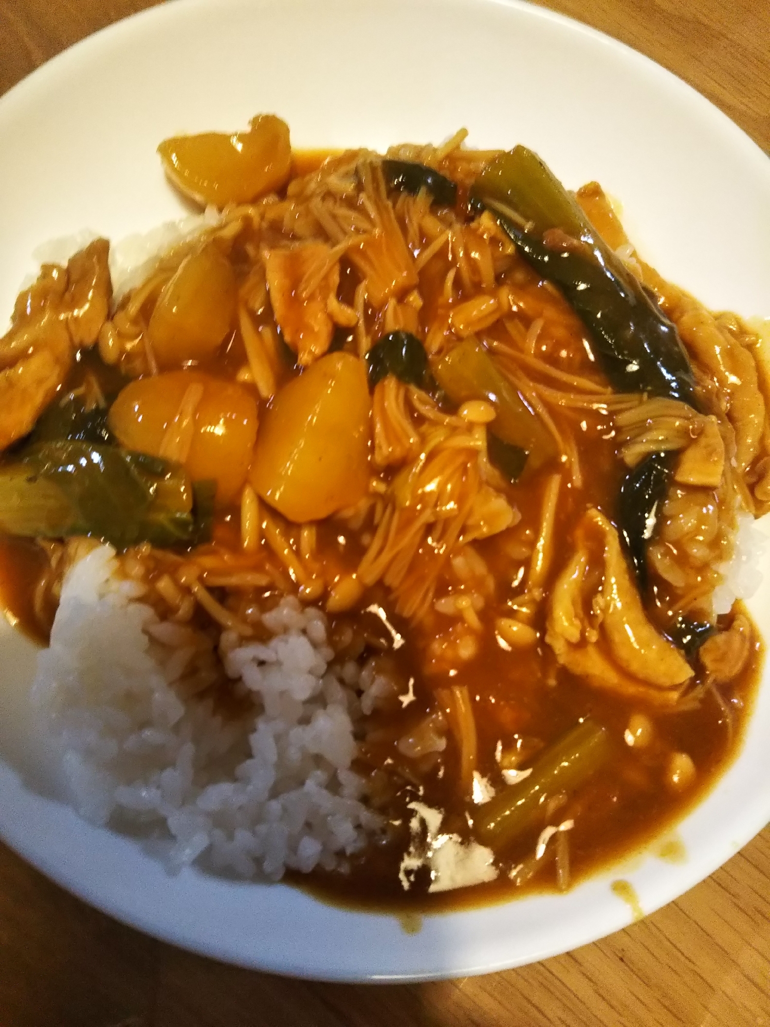 チキンえのきカレー