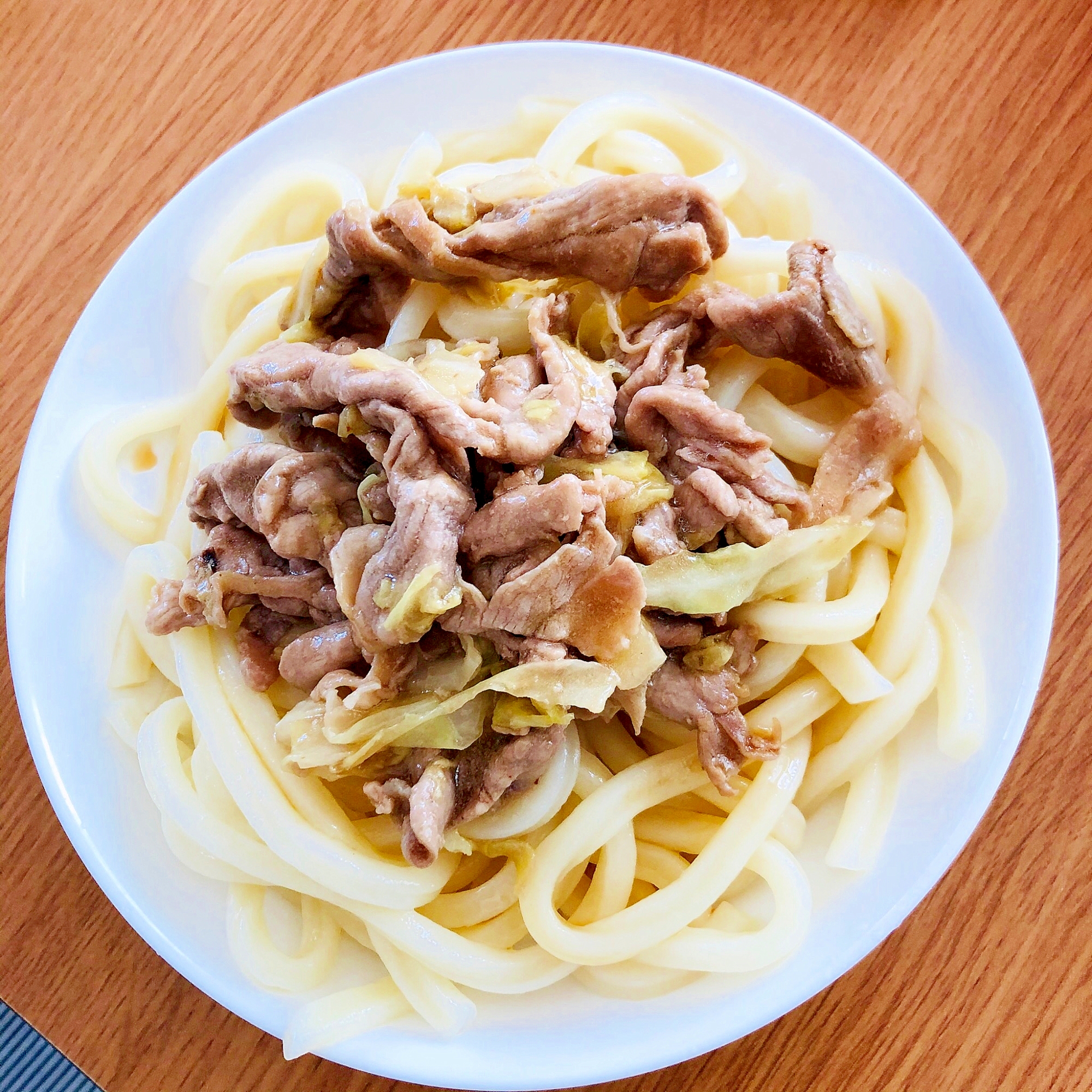 焼き肉のぶっかけうどん