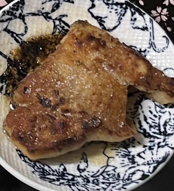 揚げ焼きポークステーキ