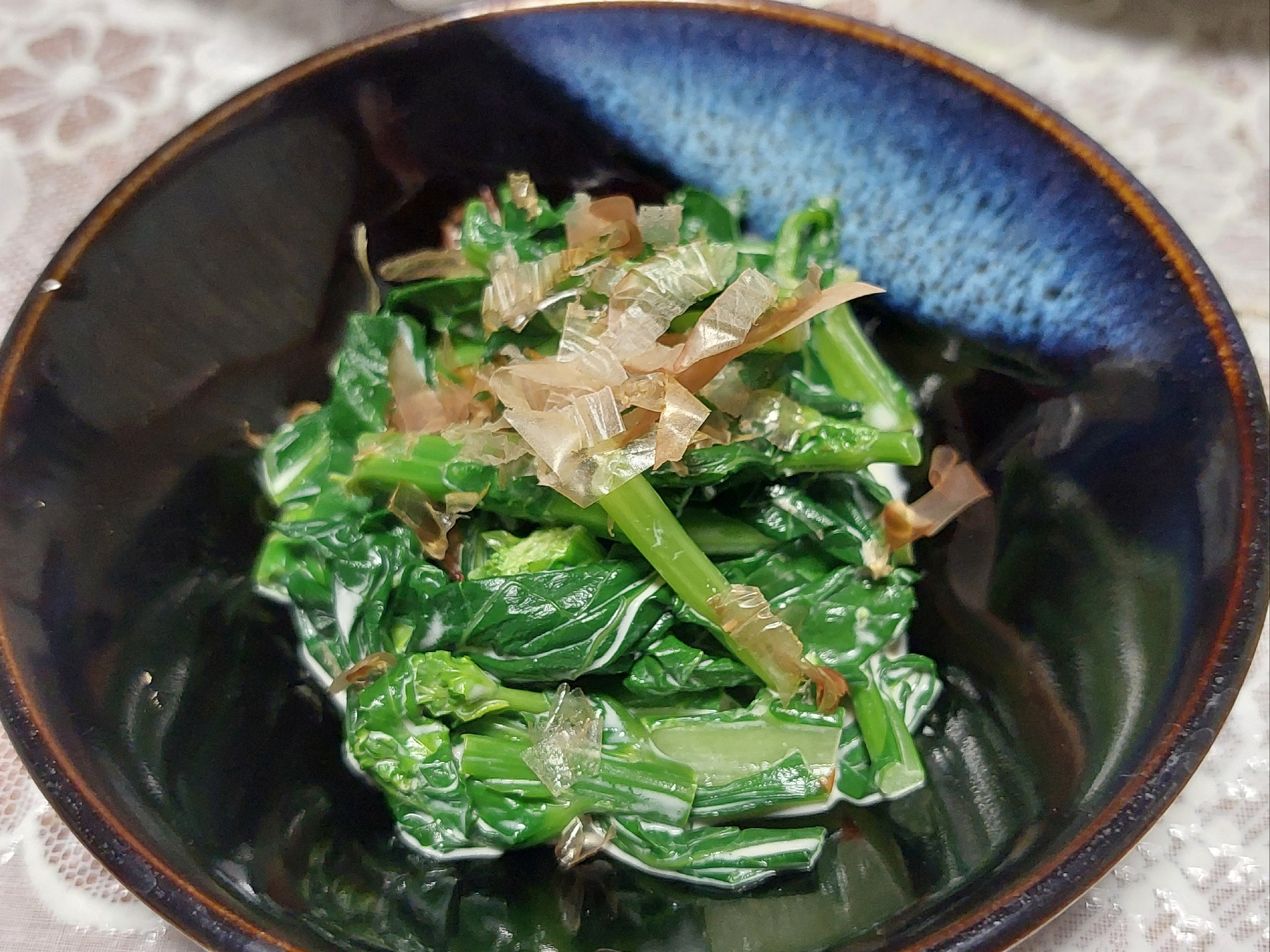 のらぼう菜(菜の花や青菜など)のからしマヨあえ