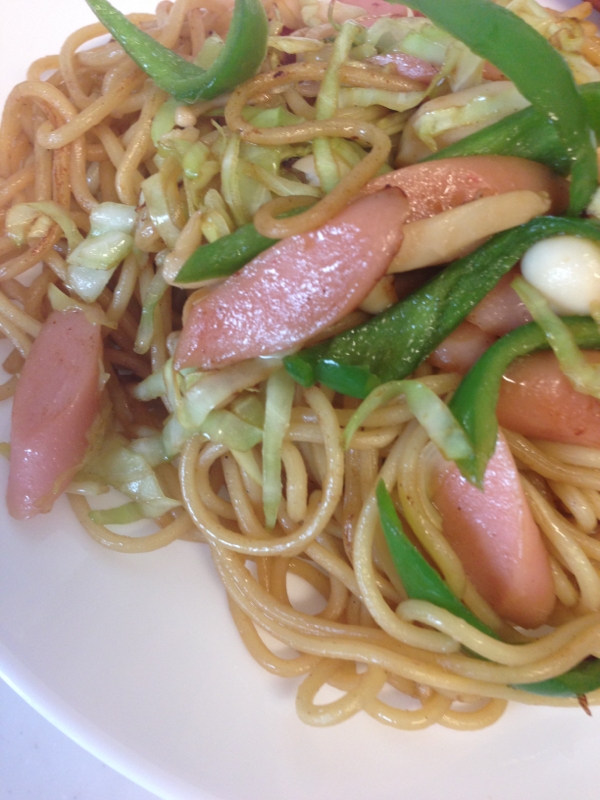 お弁当の一品に 塩焼きそば 冷凍可 レシピ 作り方 By Ha Ru Ko 楽天レシピ