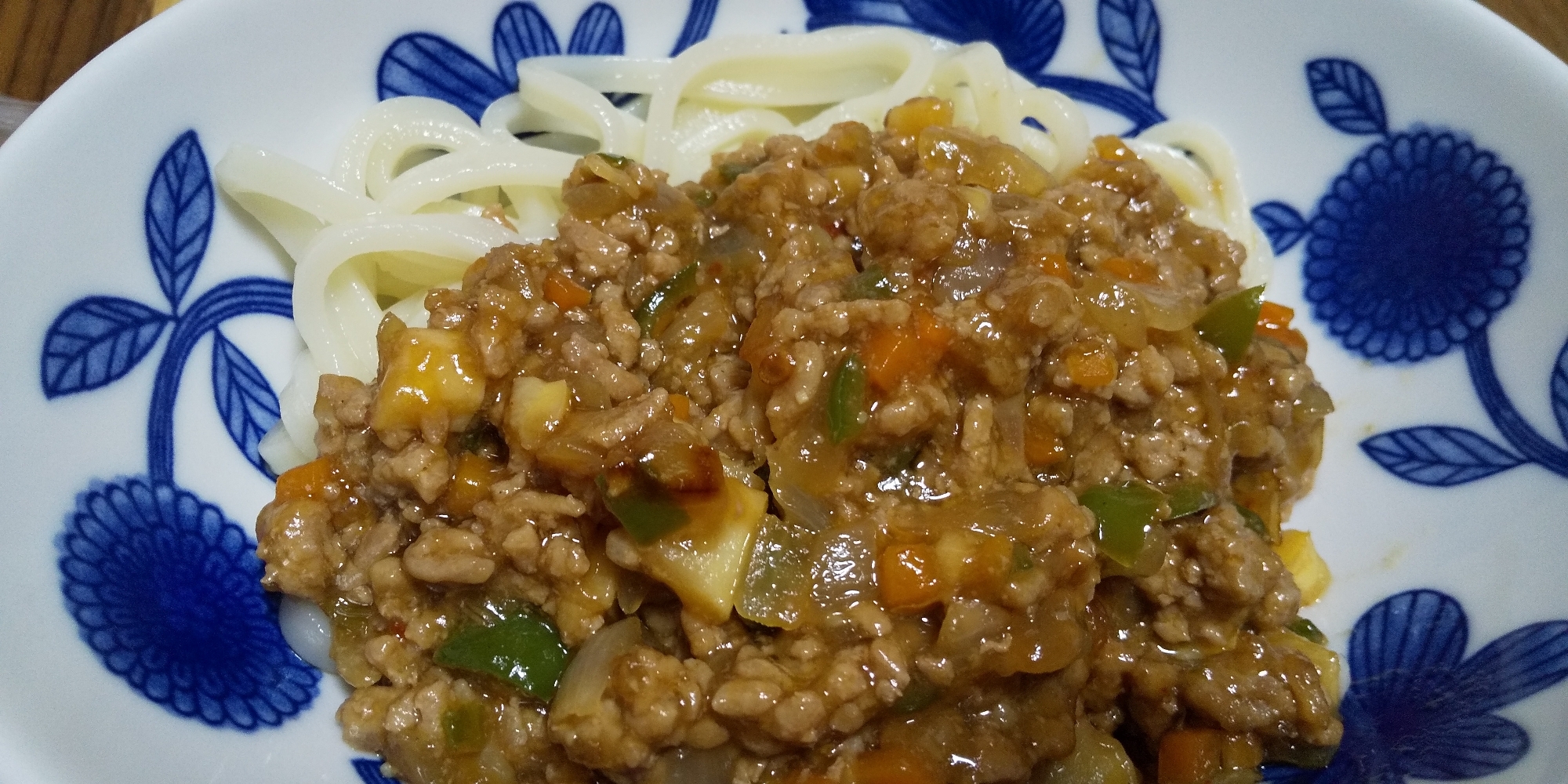 野菜たっぷり♪ジャージャーうどん☆