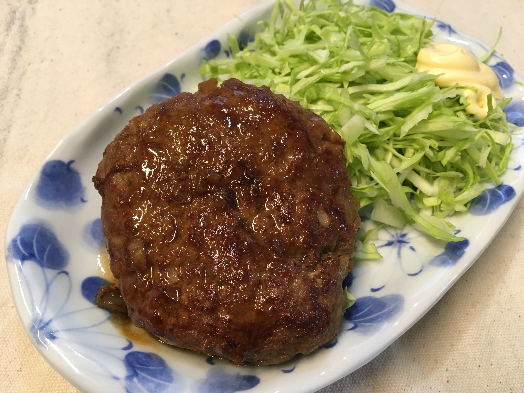 お家で外食気分♡照り焼きハンバーグ