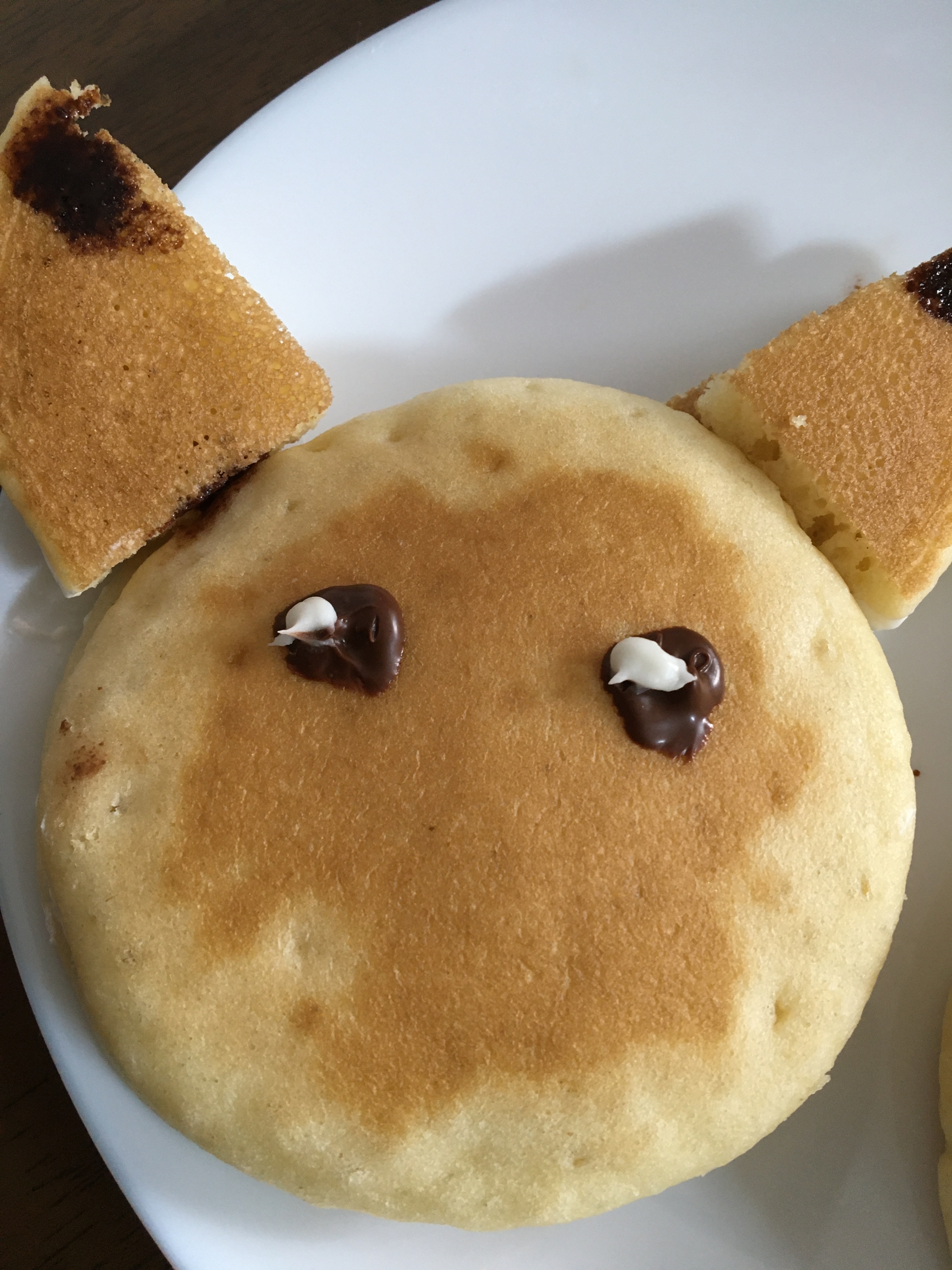 絵心大切ピカチュウパンケーキデコレーション レシピ 作り方 By Naop 楽天レシピ