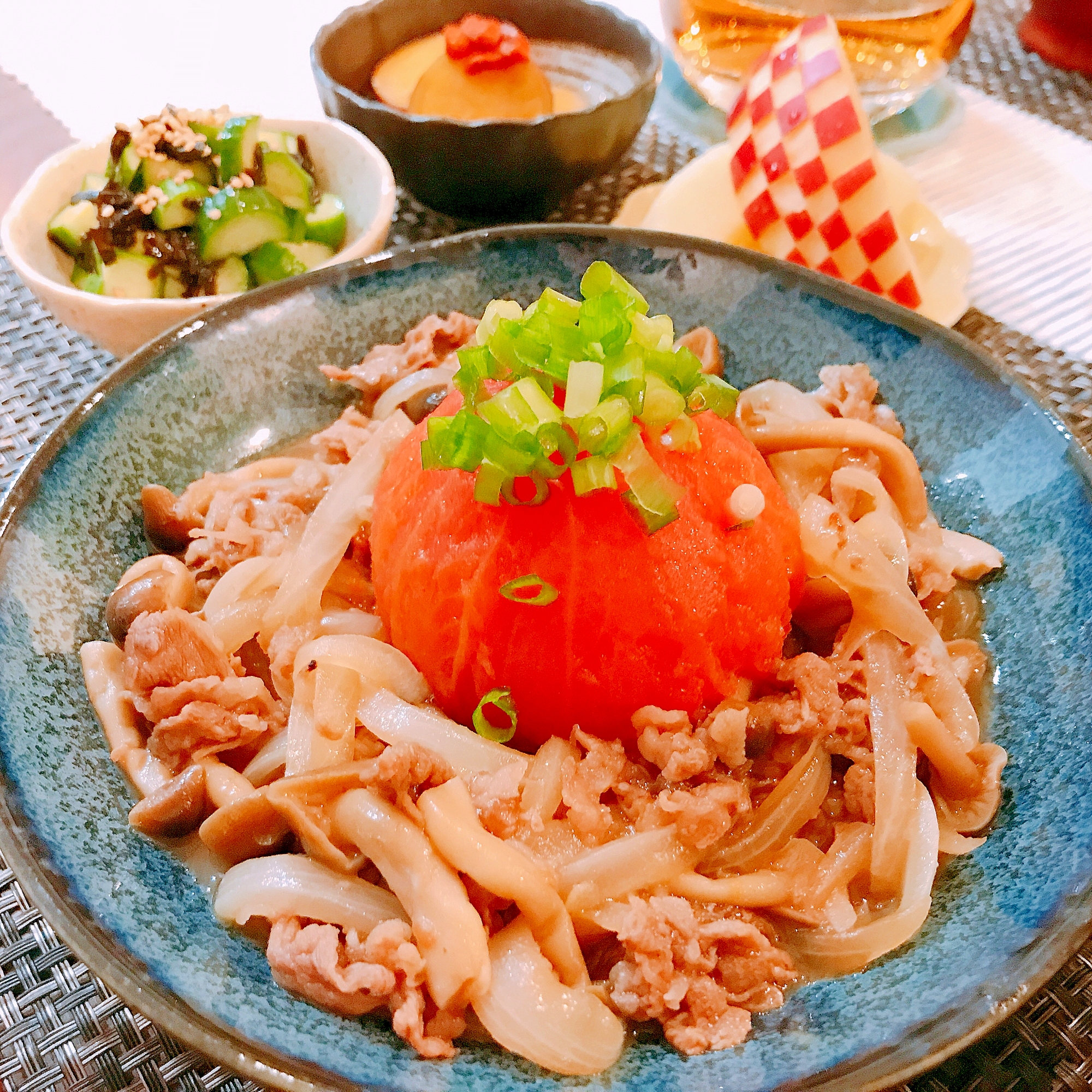 丸ごとトマト♡牛肉炒め煮