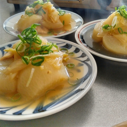 下茹でで！柔らか＆しみてます☆大根の煮物