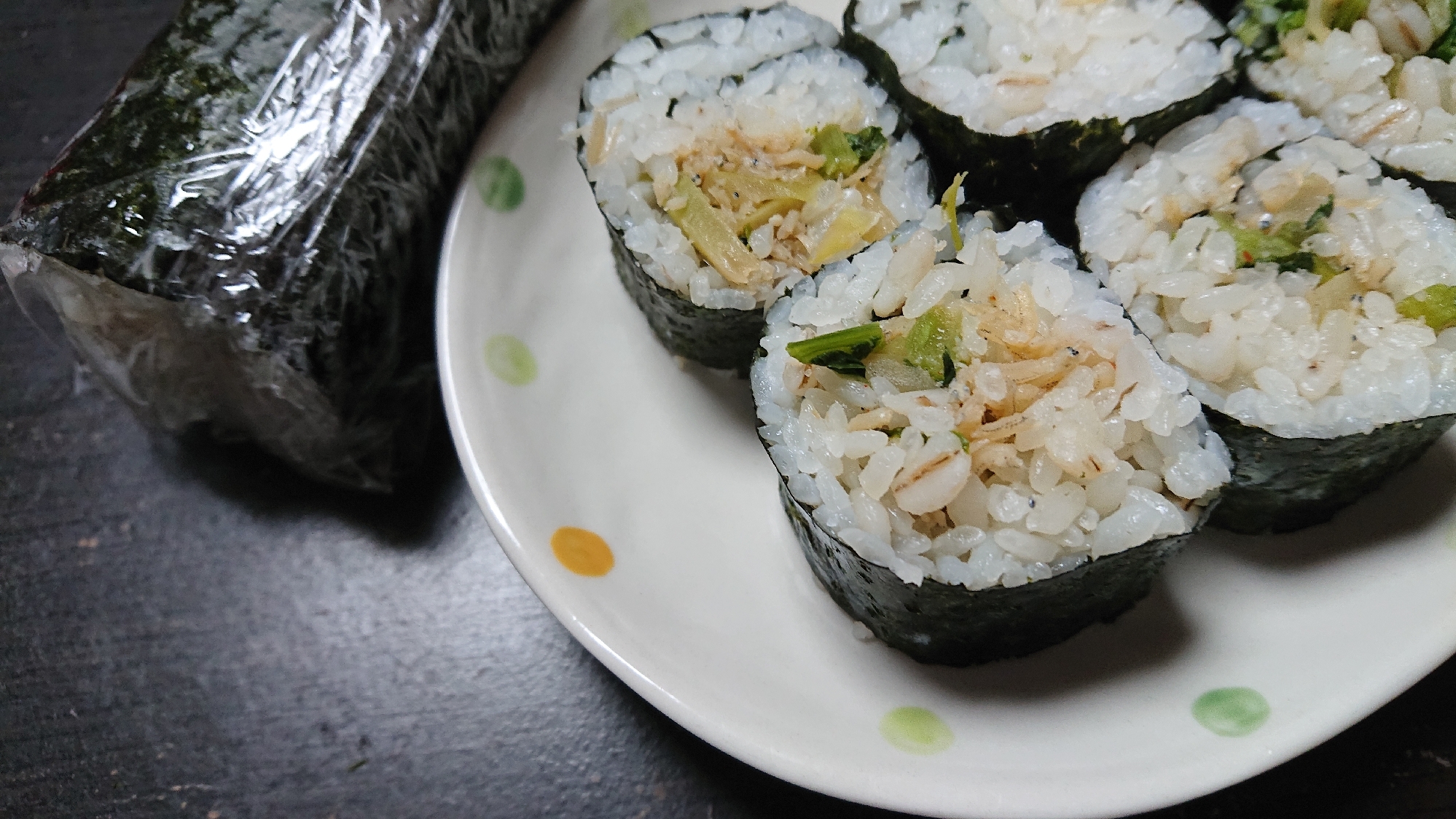 食べやすいのり巻きシリーズ〜じゃこ大根巻き〜