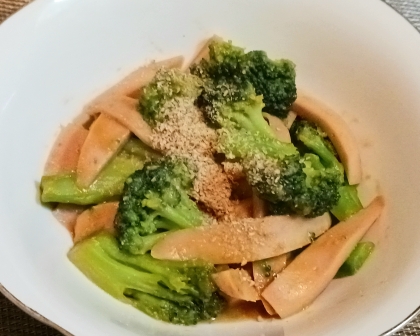 ブロッコリーと魚ニソde簡単甘辛味噌炒め