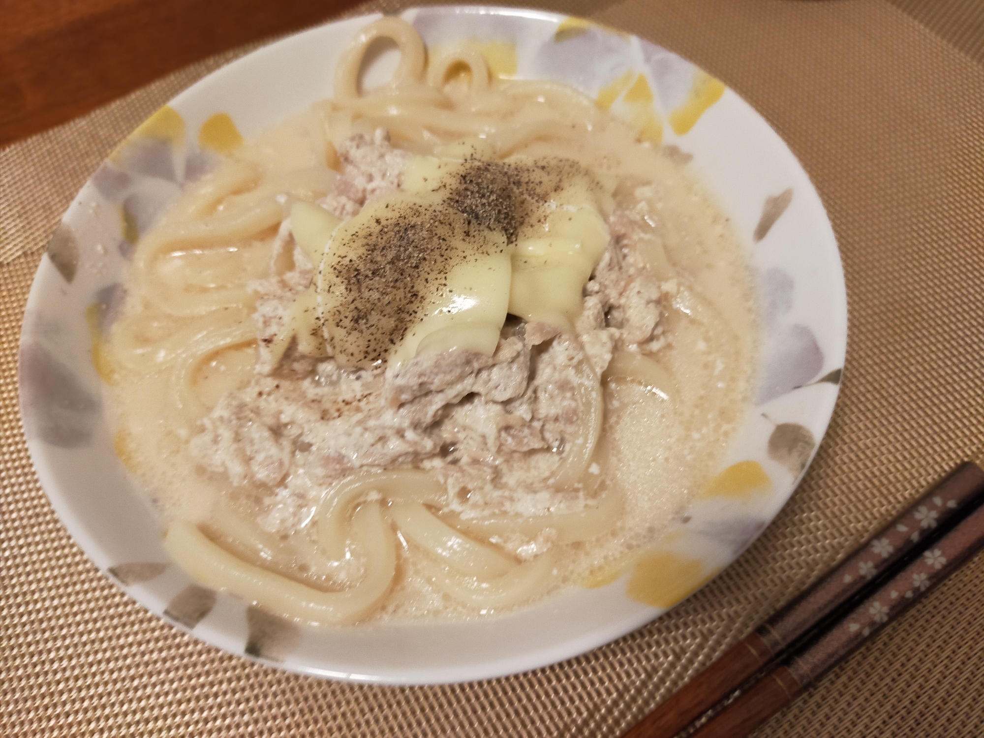 和風ミルクうどん