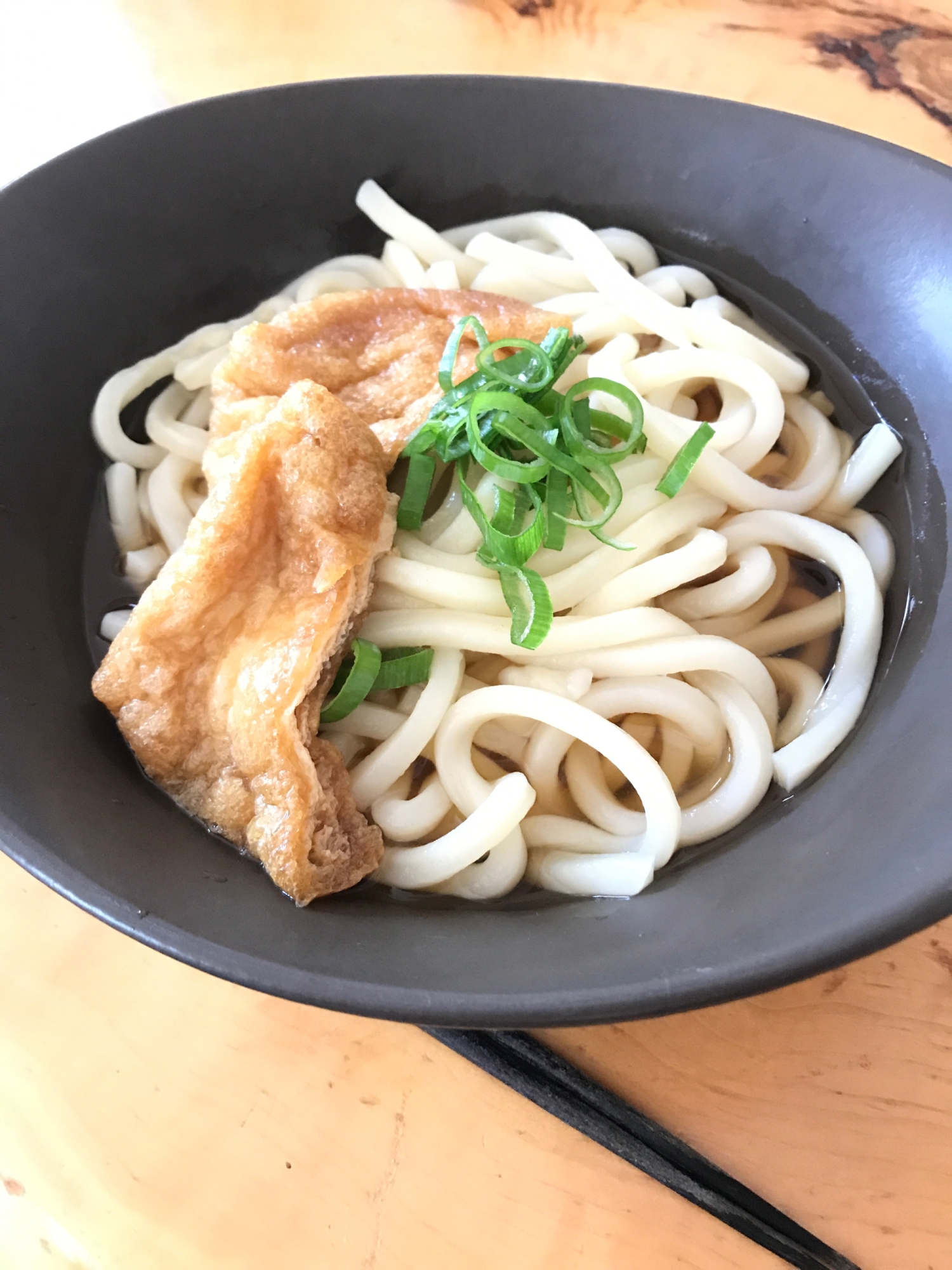 簡単！お手軽なきつねうどんの作り方￼