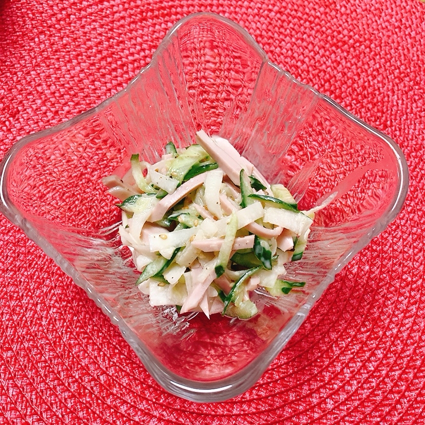 魚肉ソーセージで♪マヨサラダ