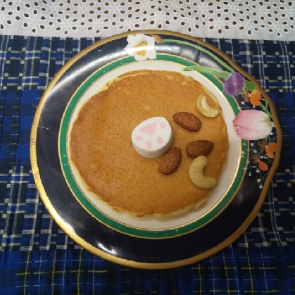 ナッツとレーズンとマシュマロ♪パンケーキ