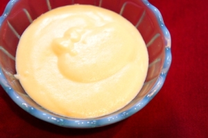 ほんわり優しい味わい、豆乳カスタードクリーム