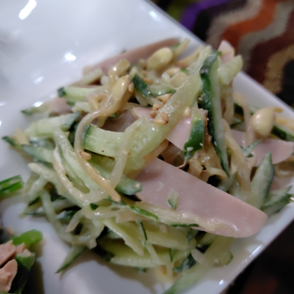 ナムル風ᕷ*きゅうりとギョニソのマヨぽん和えꕤ୭*