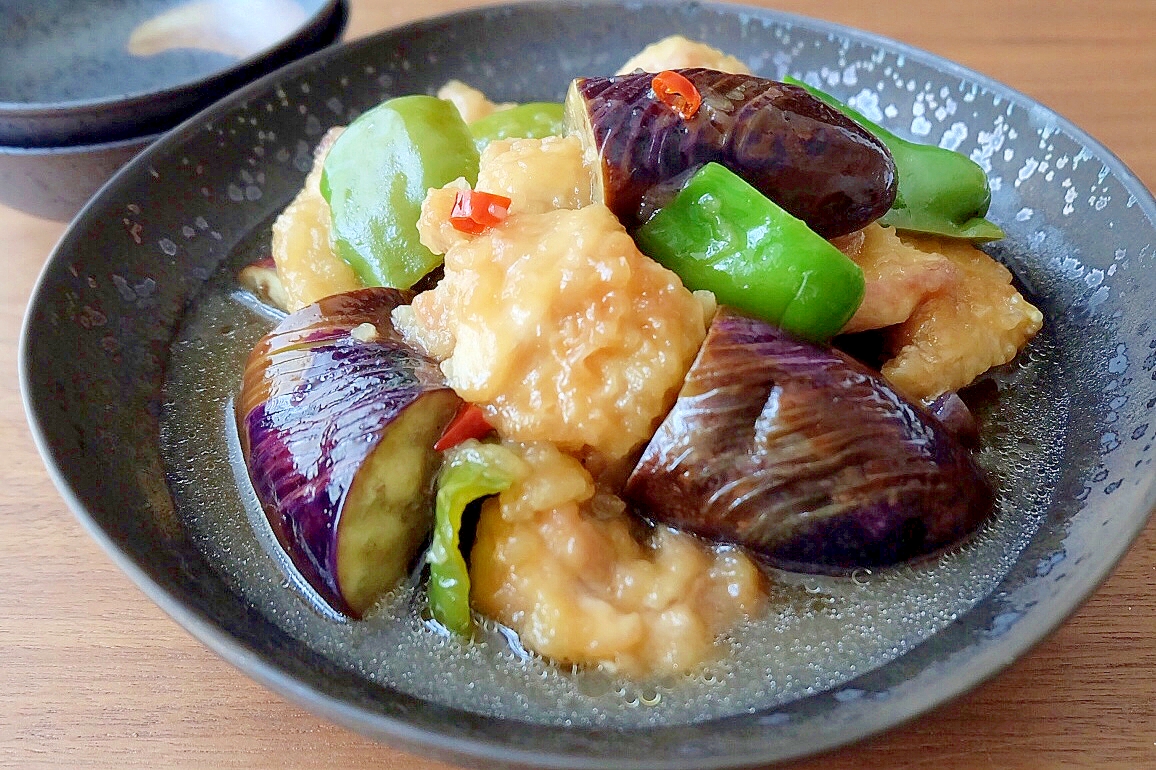 【揚げない】鶏肉と夏野菜の南蛮煮