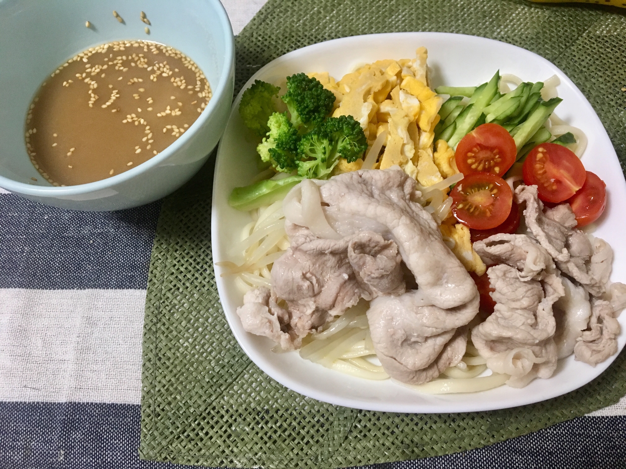 夏にぴったり！つけ麺風の冷やし中華！