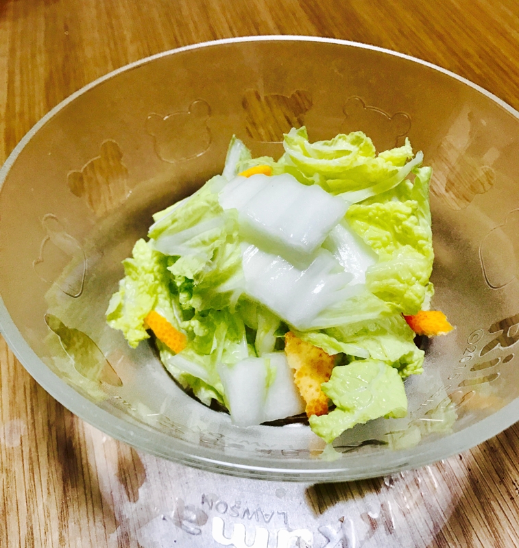 みかんの香り☆白菜の浅漬け風サラダ