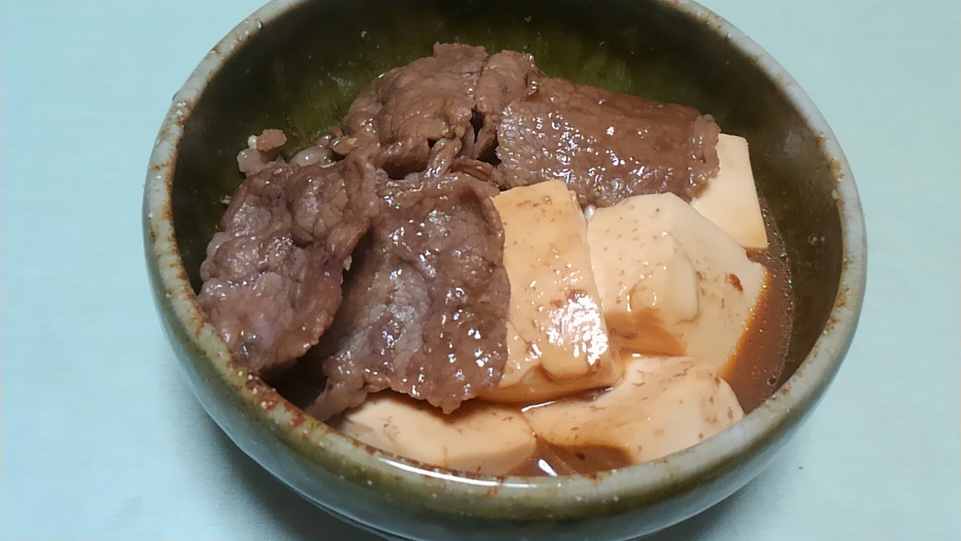 牛肉と豆腐の甘辛煮＊