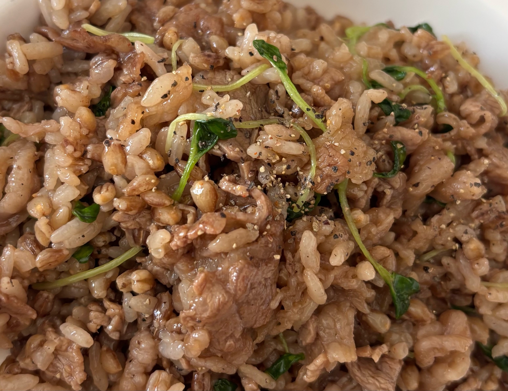 バター牛めし♪