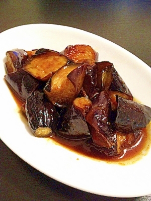 うちの常備菜-茄子の揚げ浸し カレー風味