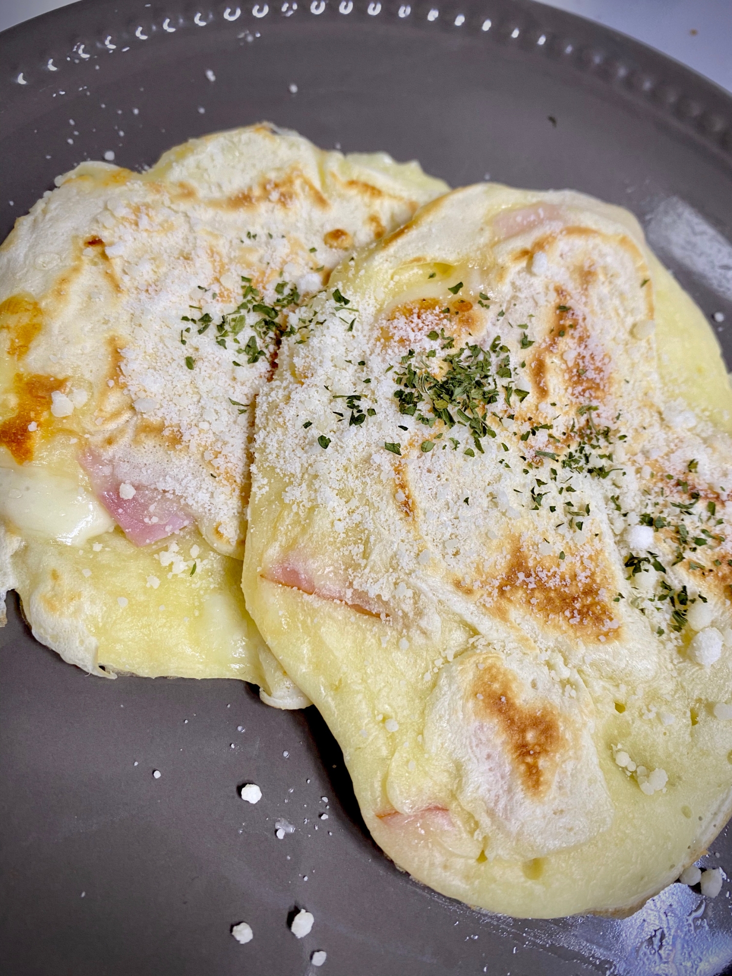 ホケミ不使用！ハムチーズ焼きパン！