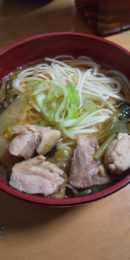 あったか鶏ねぎそうめん