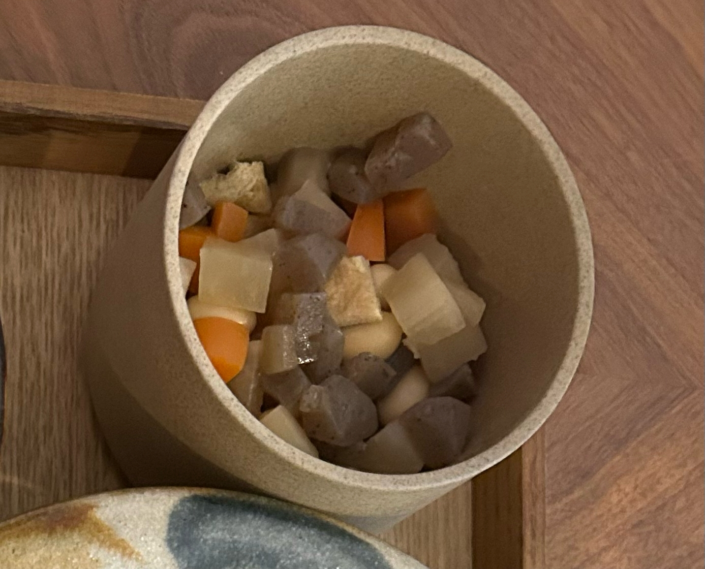 味が染みてる五目煮