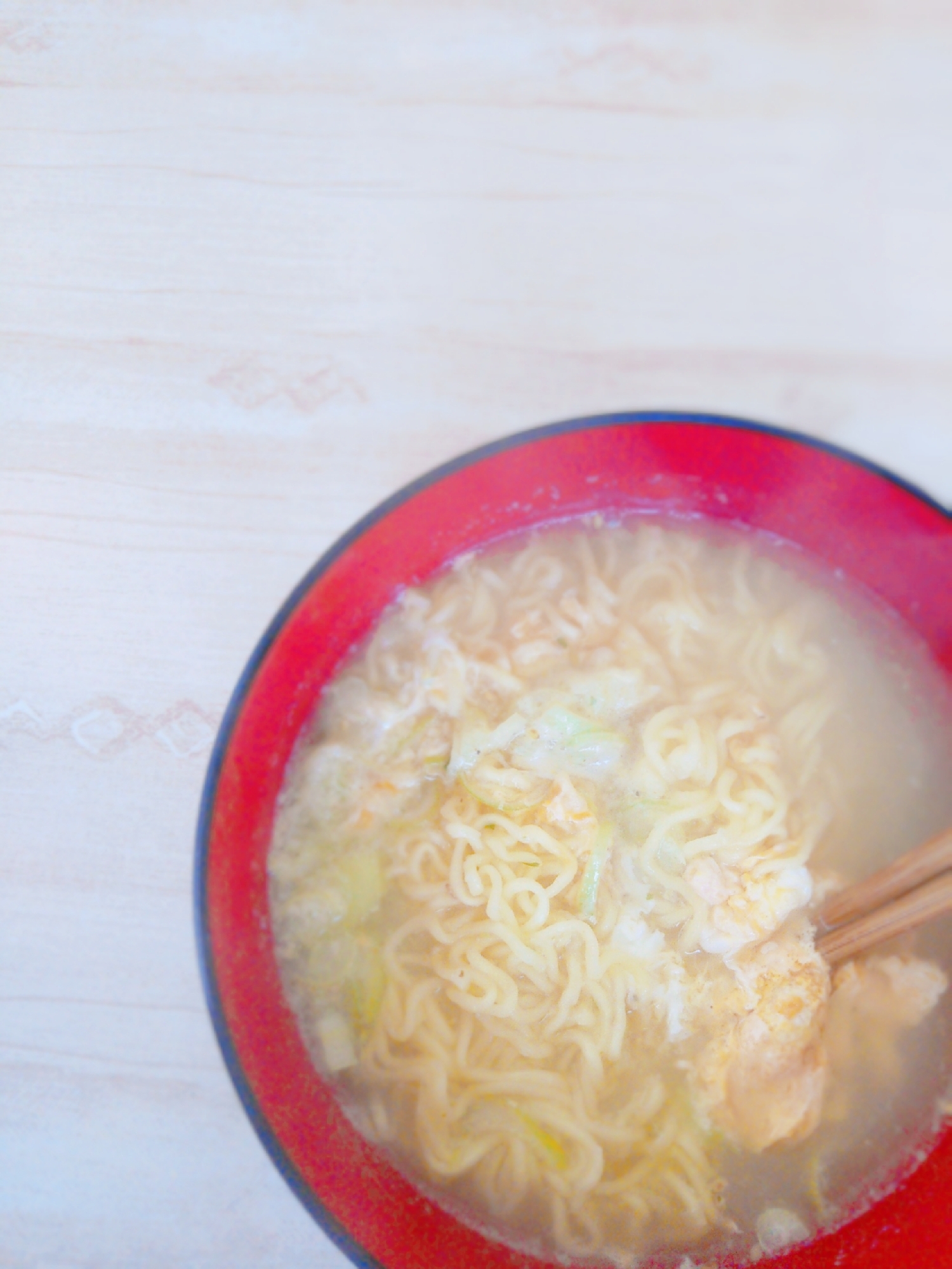 袋麺で塩バターラーメン