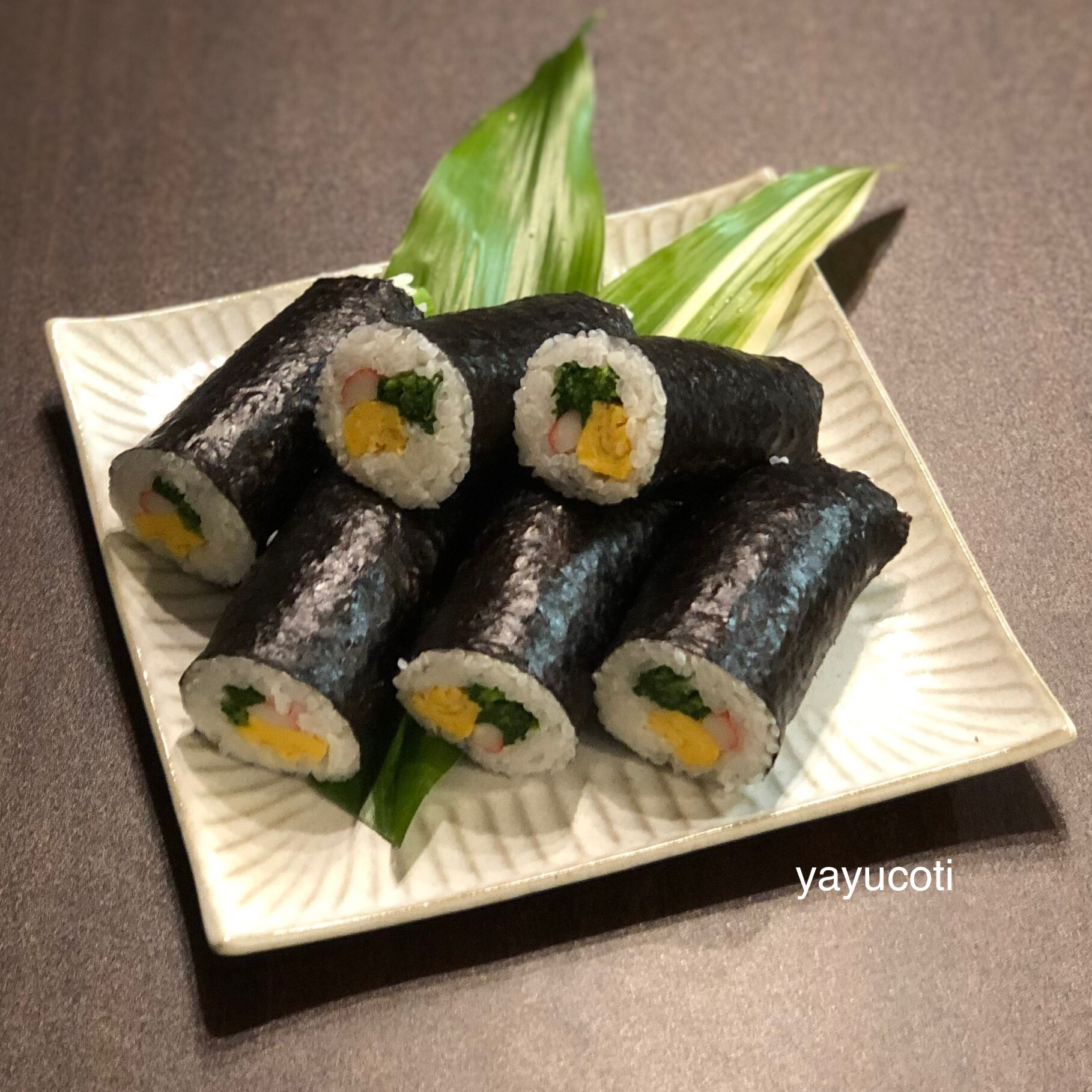 恵方巻きにも◎家にあるもので簡単巻き寿司