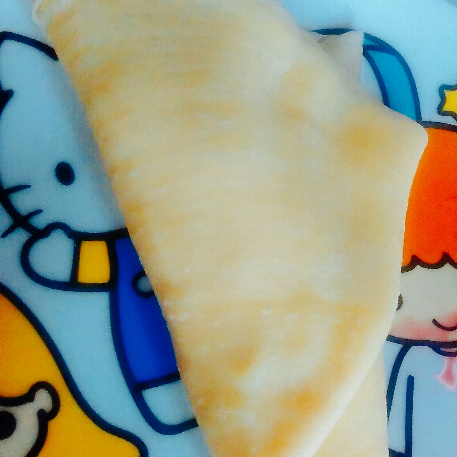 ピーナッツクリームのクレープ