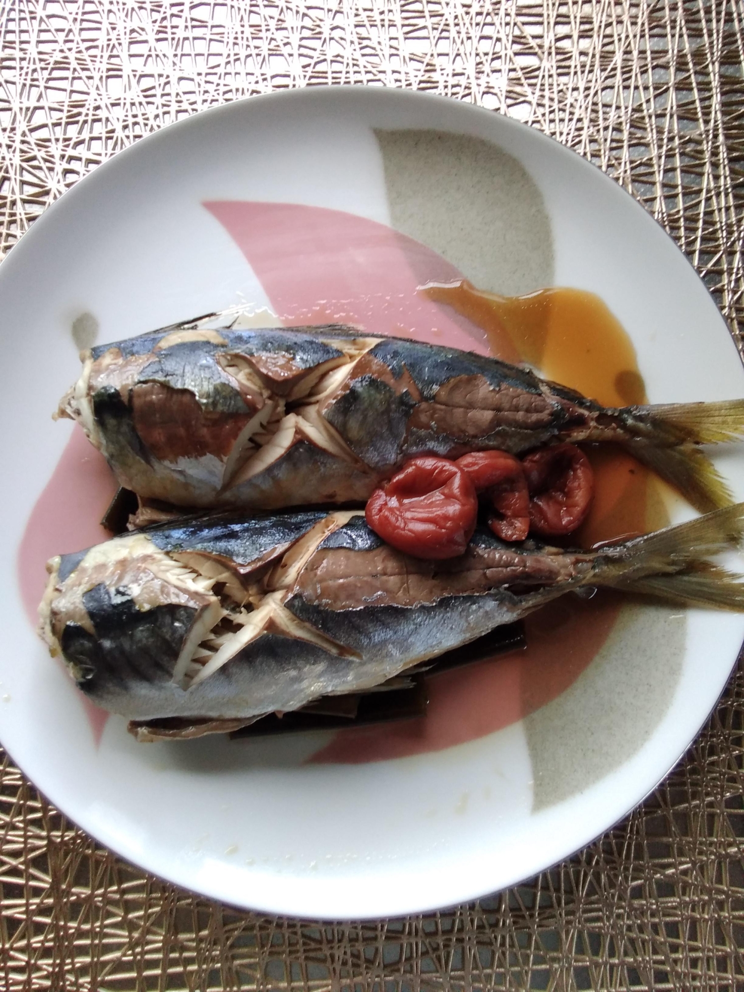 鯵☆アジの梅煮