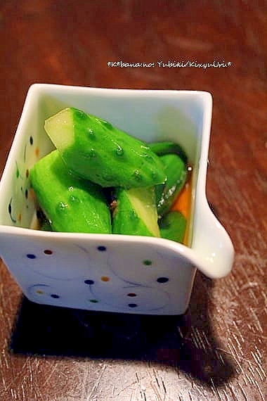 きゅうりの湯漬け 即席漬け レシピ 作り方 By きばな 楽天レシピ