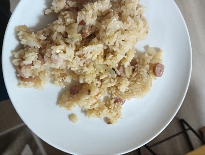 バーナーを使って香ばしく『卵炒飯』