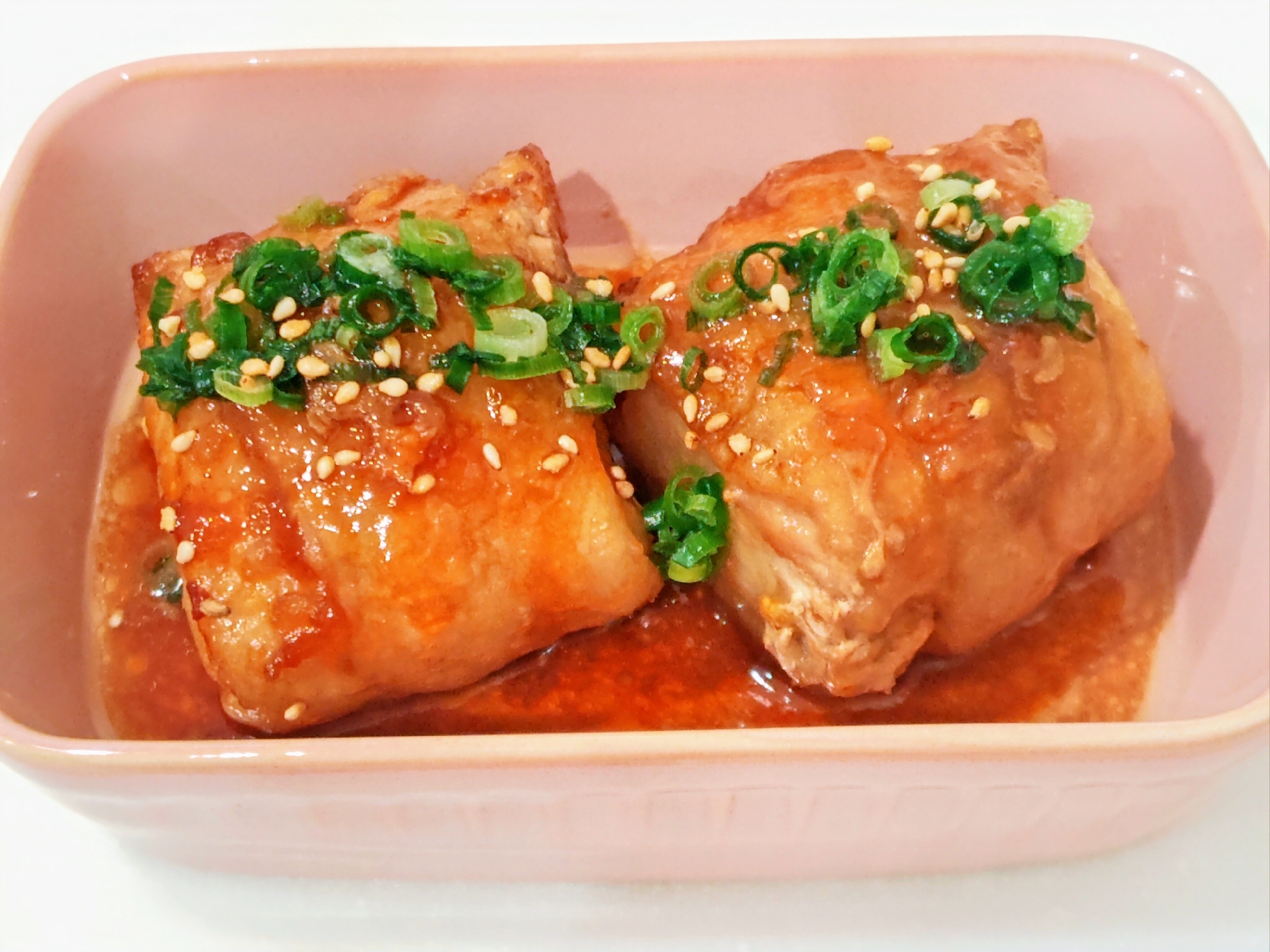 ♡厚揚げとチーズの肉巻き