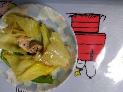 sweetsちゃんヾ(o・ω・)ノ豚肉の野菜炒め美味しかったです(*‘ω‘ *)暑くなってきたから野菜も鍋でなくて炒め物がいいねぇ～