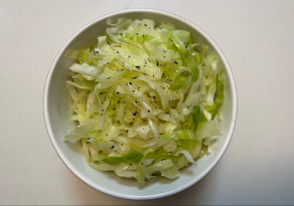 もりもり食べられる☆千切りキャベツの白だし和え
