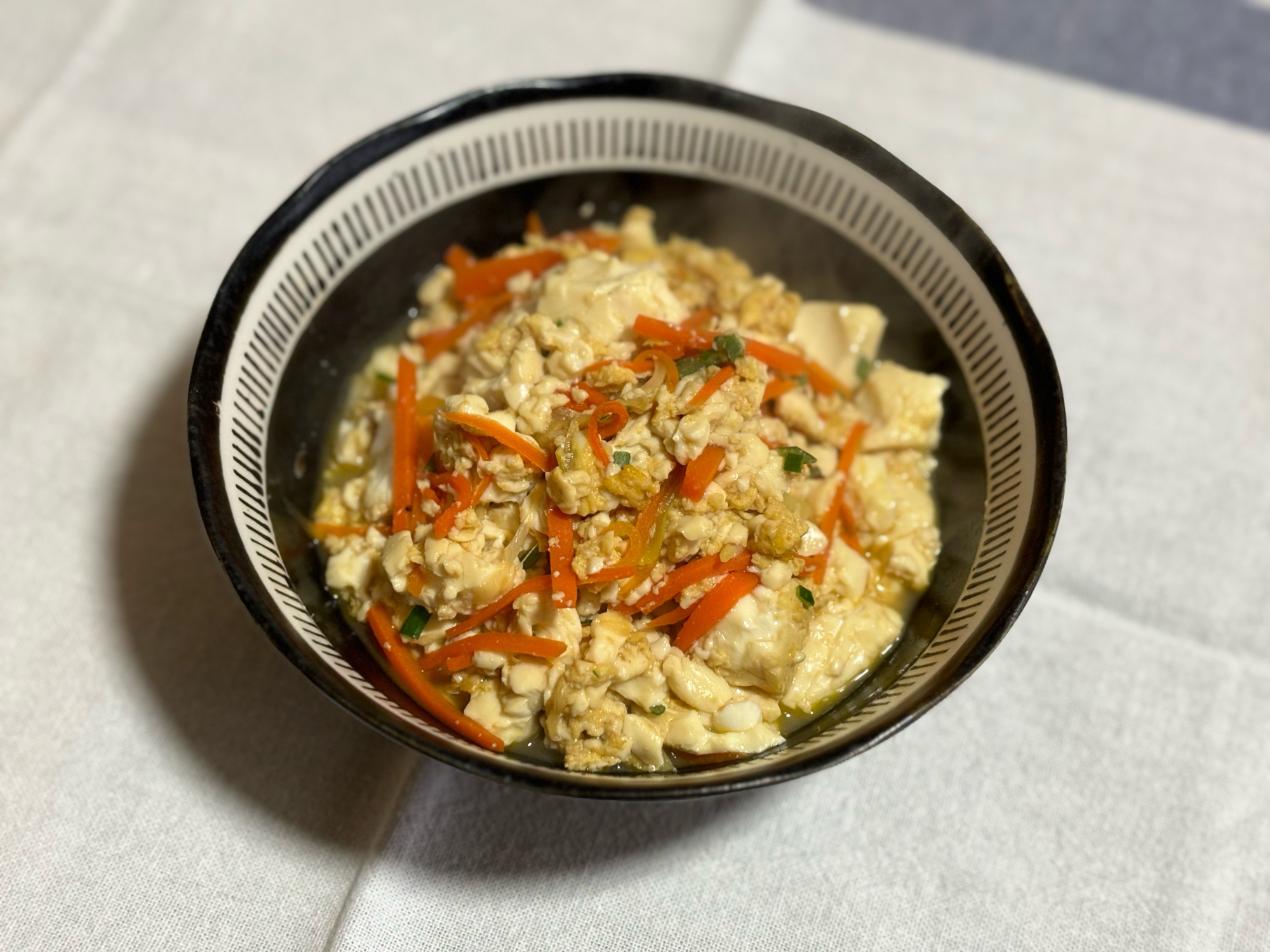 節約レシピ♪ ふわふわ炒り豆腐 丼にも♪