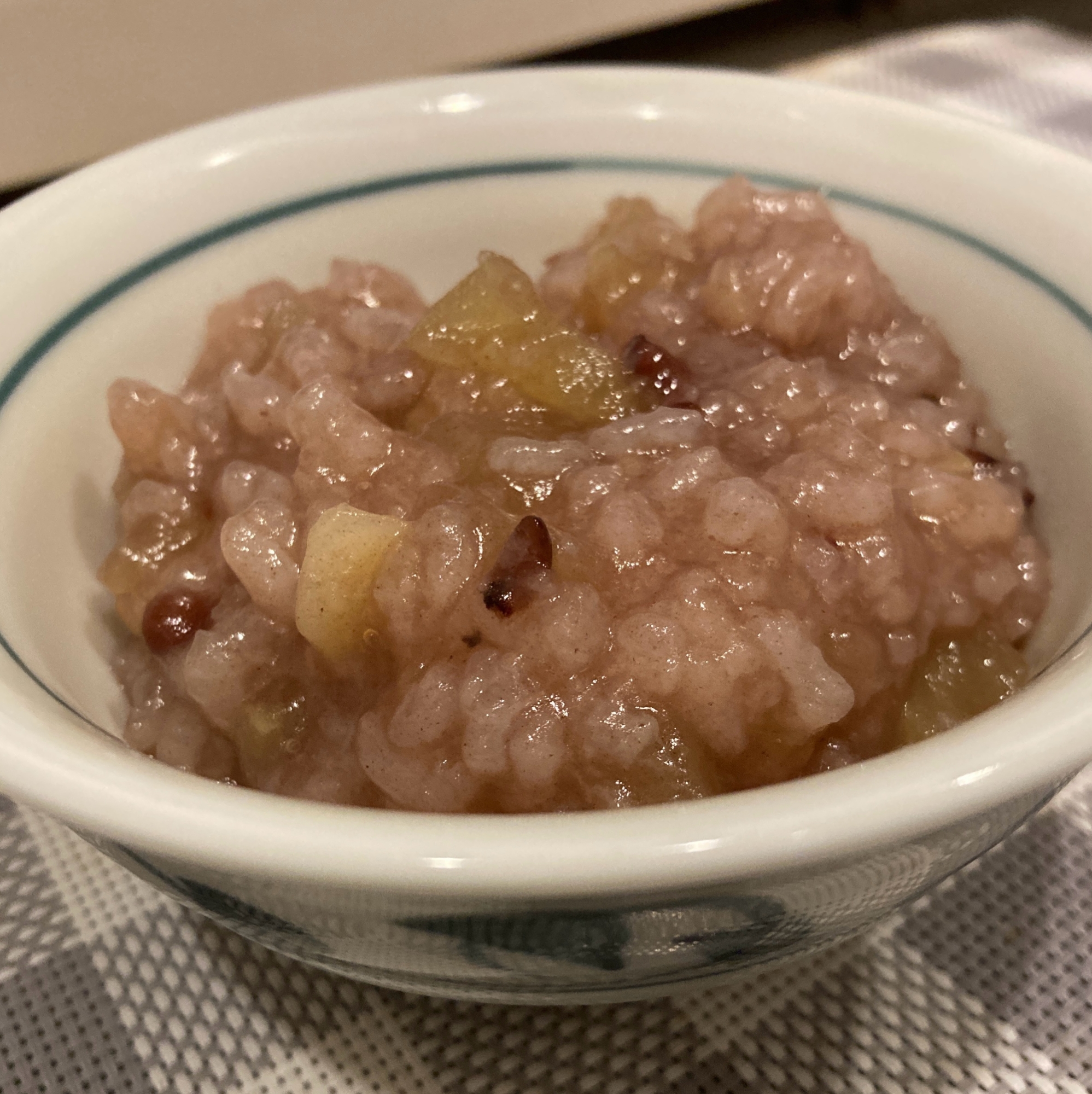 りんご入り小豆お粥
