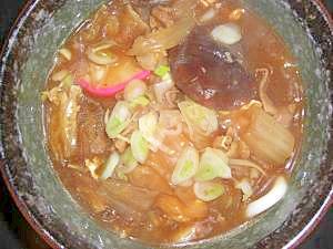 めんつゆで簡単！野菜いっぱいのカレーうどん