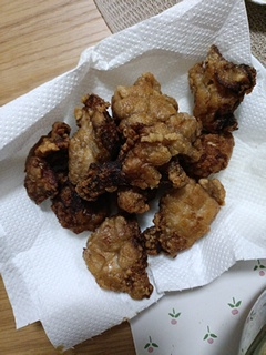 福岡県大川名物「タレ付け唐揚げ」