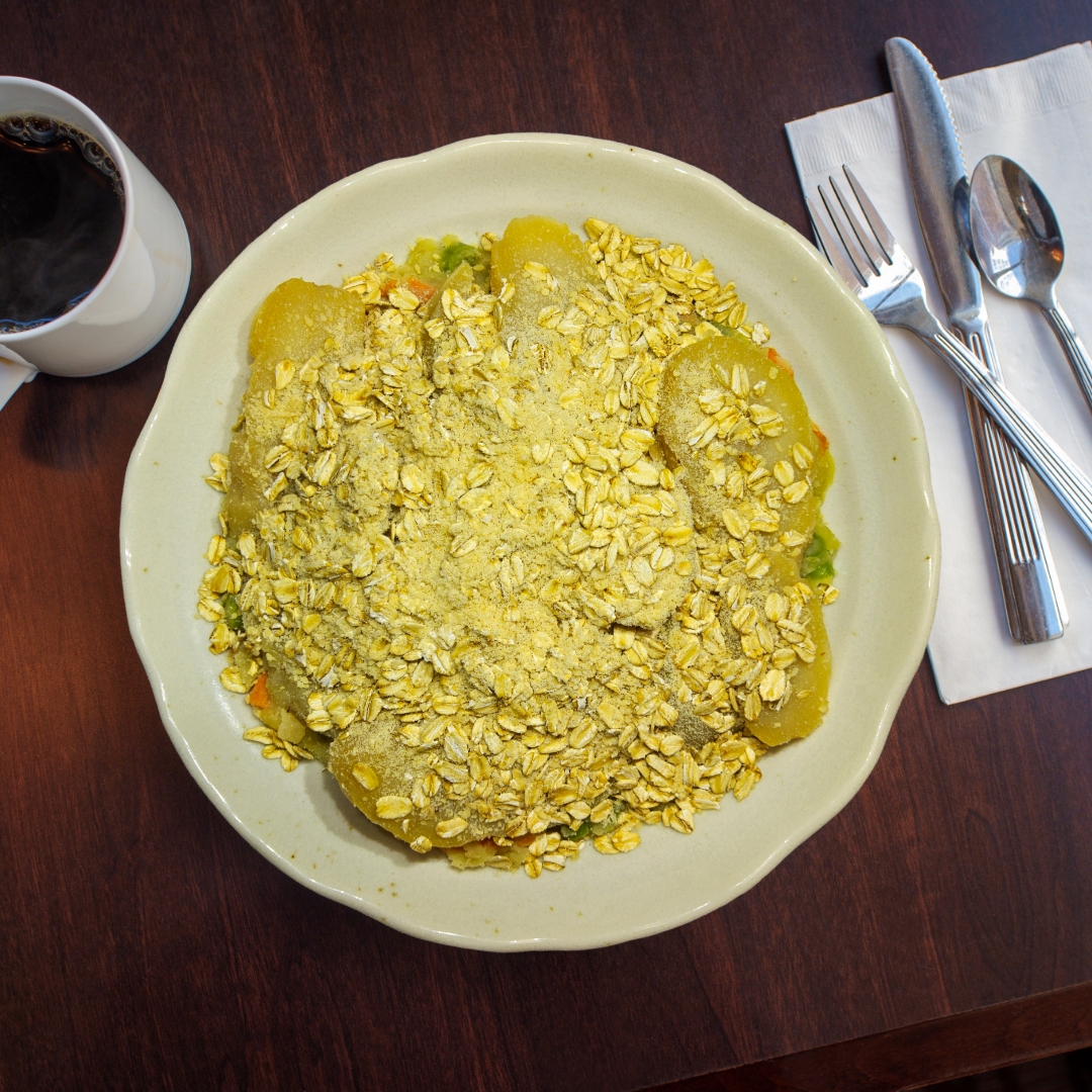 ノンフライ♡スコップドさくさくオートミールコロッケ