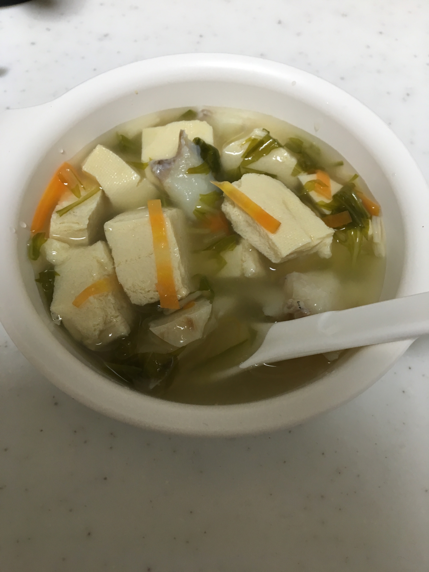 離乳食後期に☆タラと水菜の野菜スープ(*^^*)