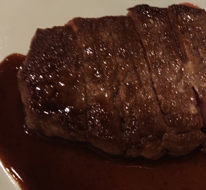 バルサミコソースde ᕷ˖ポークステーキꕤ୭*